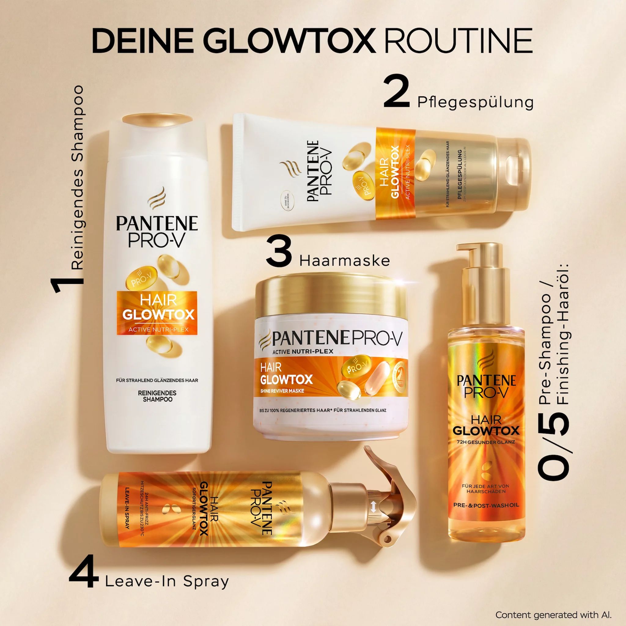 Pantene Pro-V Glowtox Haarmaske