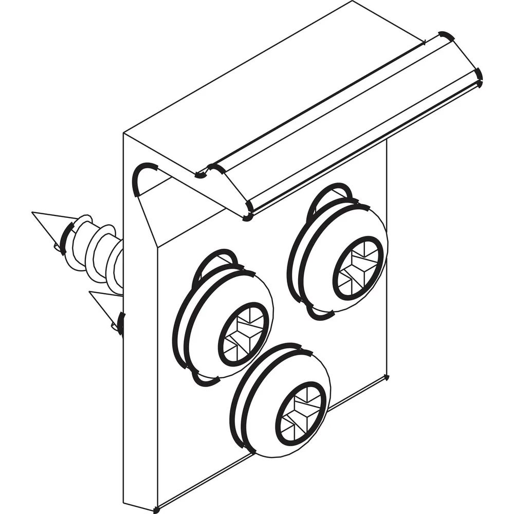 HAWA MULTIFOLD 30/W Türzuhalter