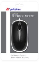 Verbatim Optical Desktop Mouse - Maus - rechts- und linkshändig