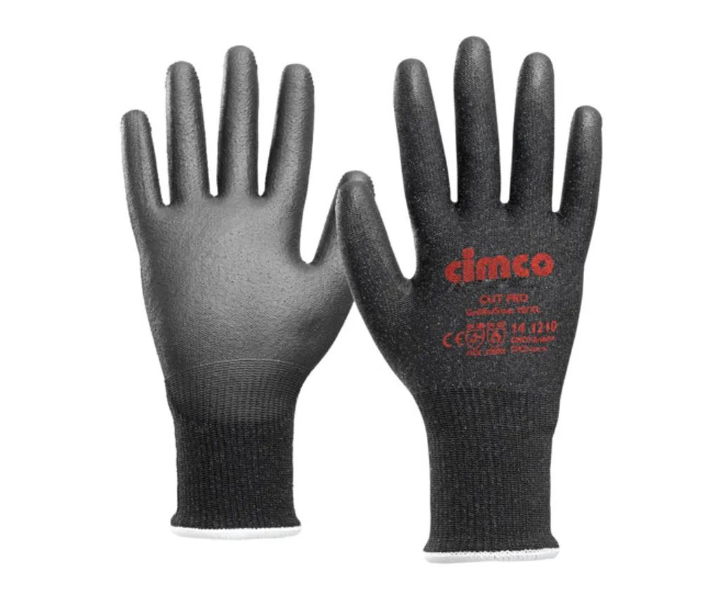 CIMCO Schnittschutzhandschuh ''Cut Pro'' schwarz, Größe 9/L
