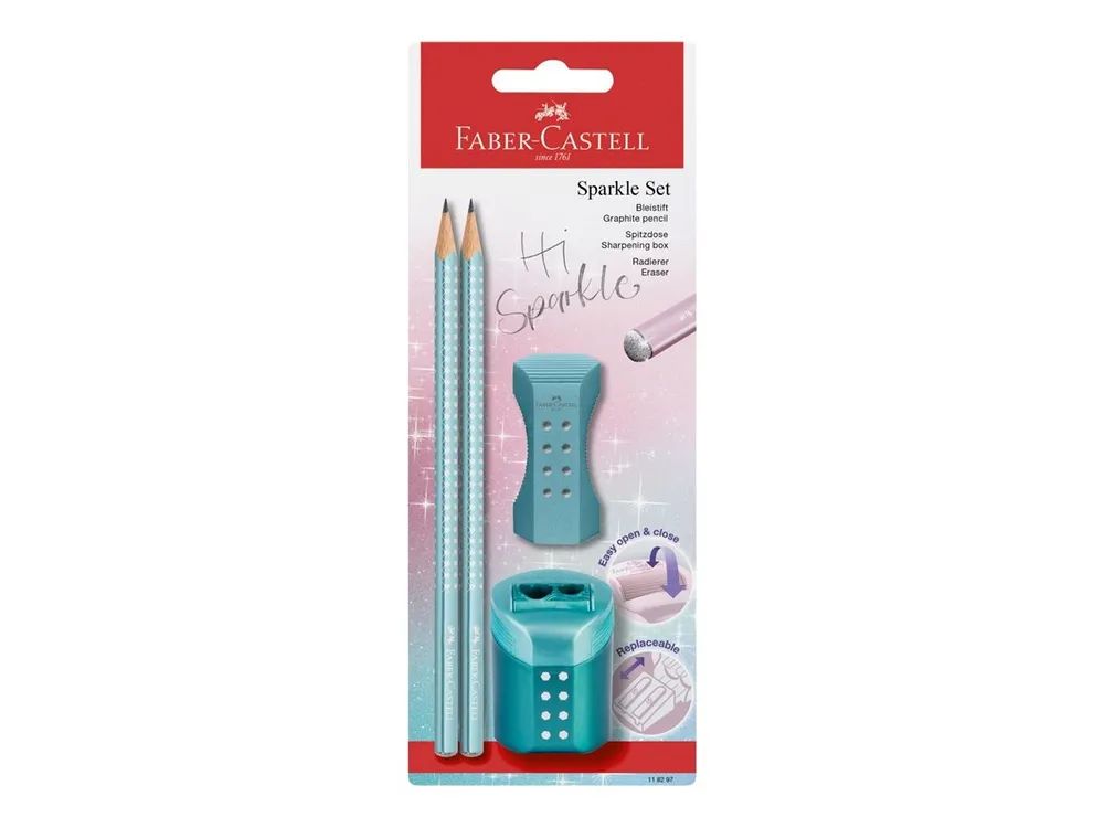 FABER-CASTELL Sparkle Set - Bleistift - Grafit (Packung mit 2)