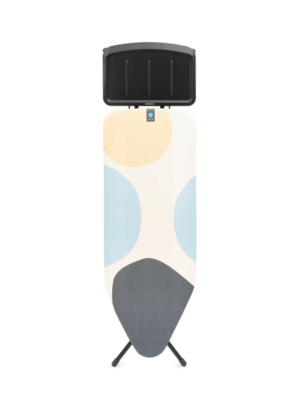 Brabantia Bügeltisch C, 124x45cm, Dst-Ablage Solid - Spring Bubbles