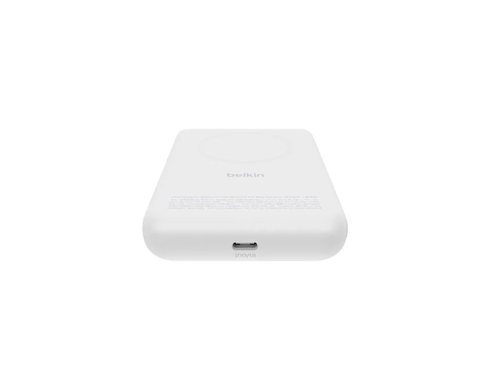 Belkin UltraCharge Pro - Induktive Power Bank - mit magnetischem Ring - 10000 mAh - 25 watt - Fast Charge (magnetisch, USB-C)