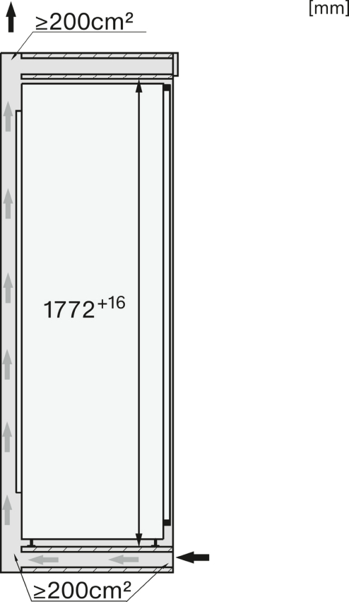 Miele K 7733 E Einbau-Kühlschrank