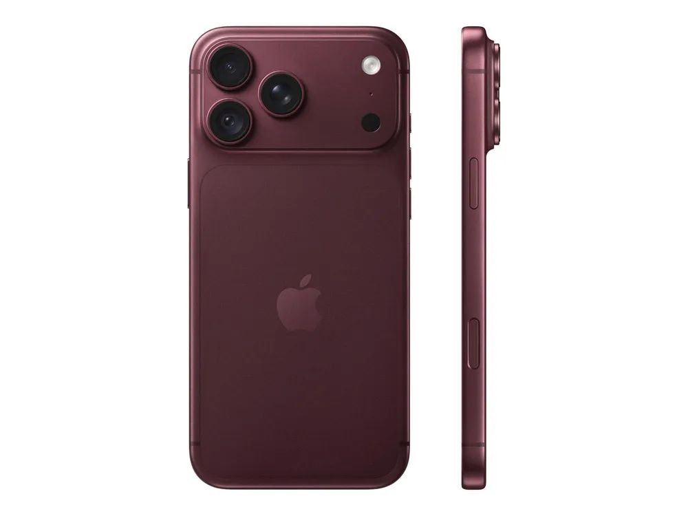 Apple iPhone 18 Pro Max - 5G Smartphone - Dual-SIM / Interner Speicher 2 TB - OLED display - 6.9" - 2868 x 1320 Pixel (120 Hz) Weinrot MJY34ZD/A