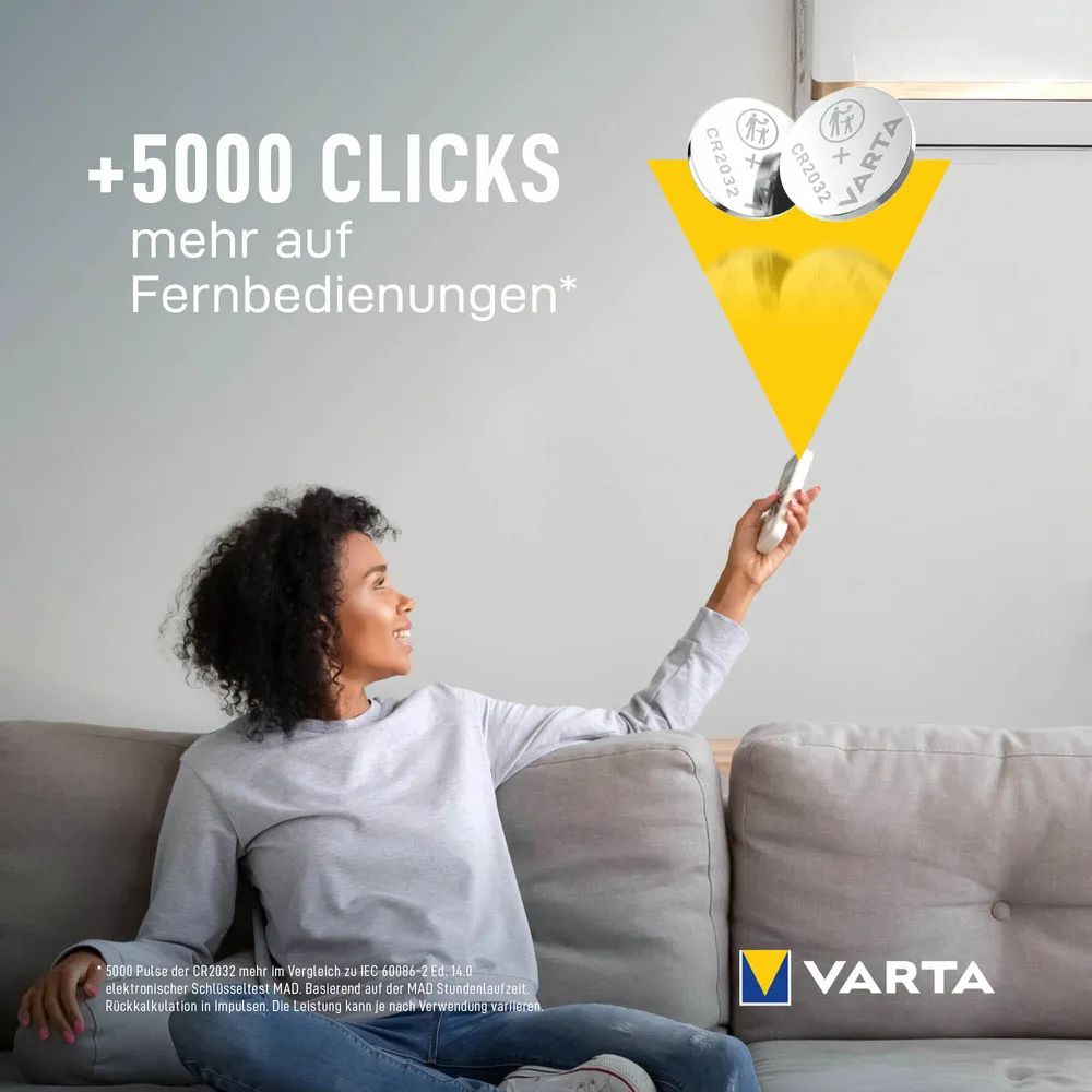 VARTA LITHIUM Coin CR2032 Blister 1