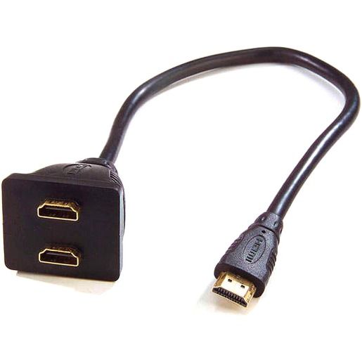S-Impuls HDMI-VERTEILER 2FACH 1ST-2KUP / IMPULS CO 77415 ADAPTERKAB. 77415