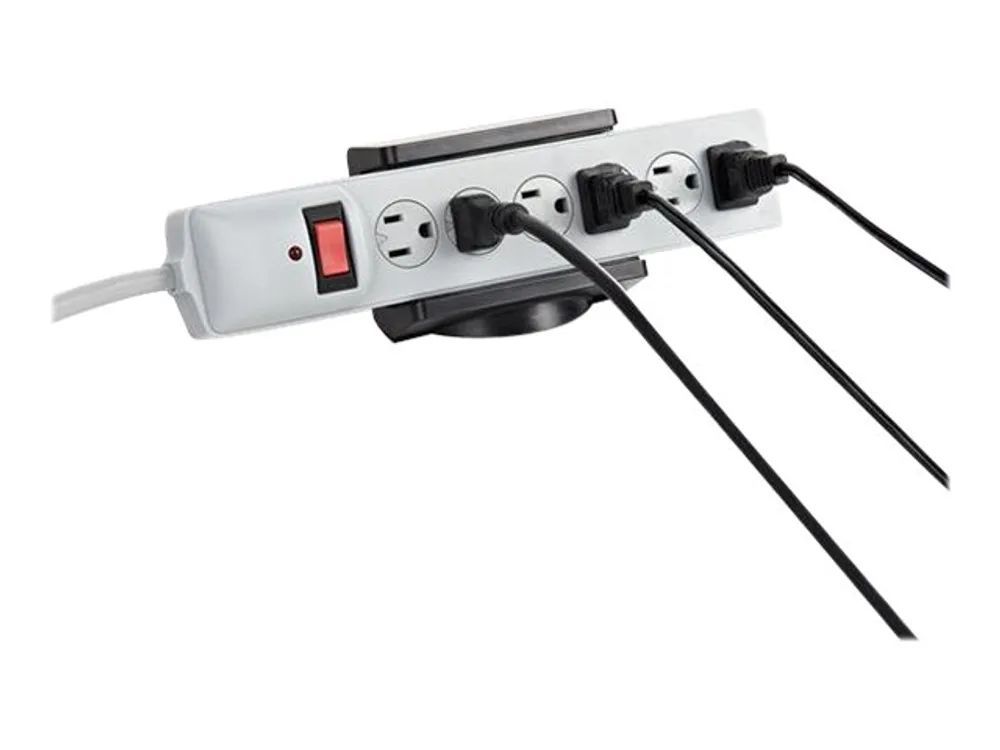 StarTech.com PWRSTRPCLMP Steckdosenleiste (fur Tischhalterung, klemmbar, verstellbar, Tischklemme)