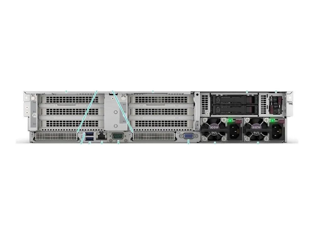 HPE ProLiant DL385 Gen11 - Server - Rack-Montage - 2U - zweiweg - 1 x EPYC 9115 / 2.6 GHz - RAM 64 GB - SATA/SAS/NVMe - Hot-Swap 6.4 cm (2.5")