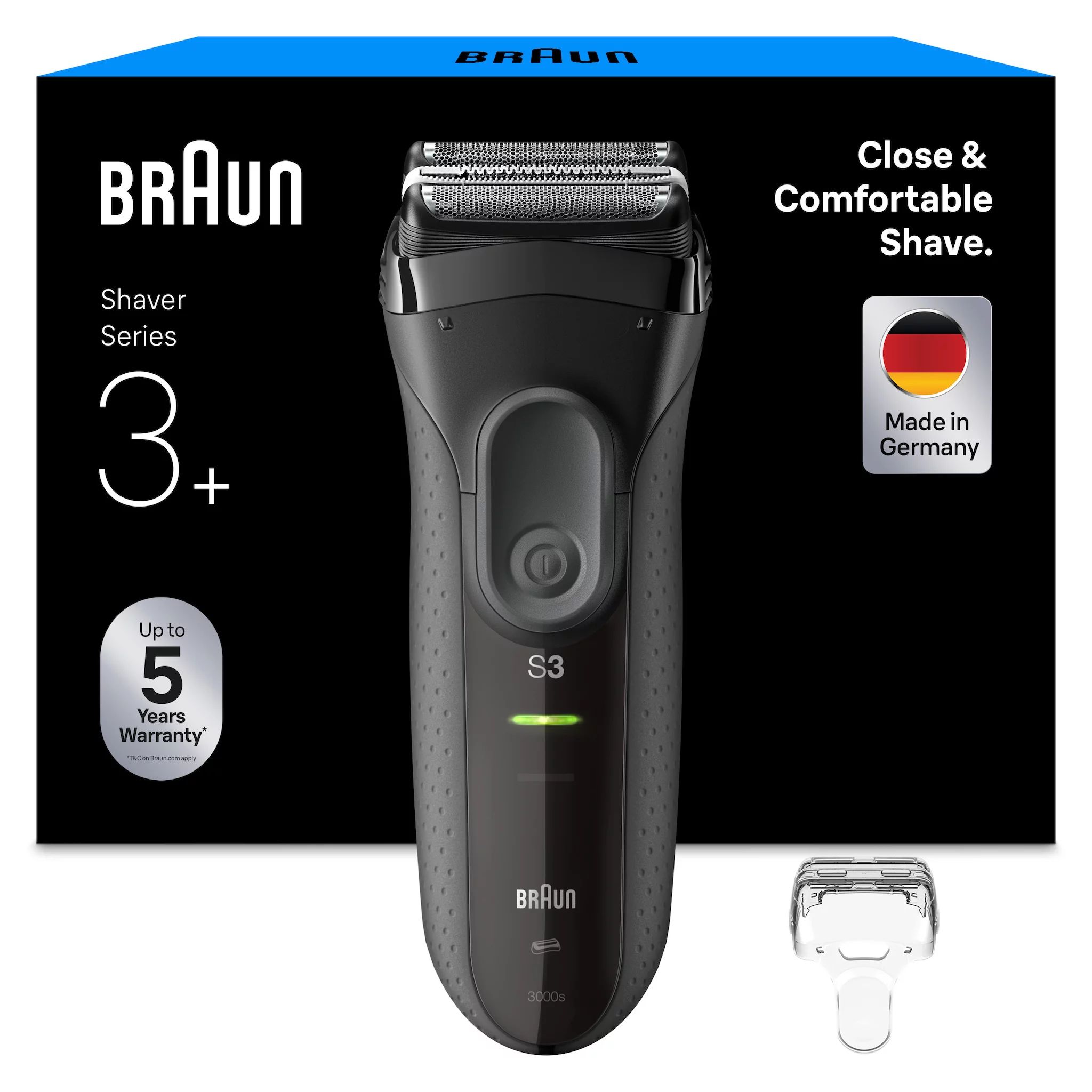 Braun Series 3 3000 Black/Grey