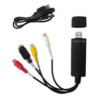 Techly Audio Video Grabber - Videoadapter - RCA x 3, 4-poliger S-Video weiblich zu USB männlich