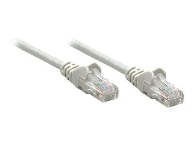 IC Intracom Intellinet Network Patch Cable, Cat5e, 10m, Grey, CCA, U/UTP, PVC, RJ45, Gold Plated Contacts, Snagless, Booted, Lifetime Warranty, Polybag - Patch-Kabel - RJ-45 (M)