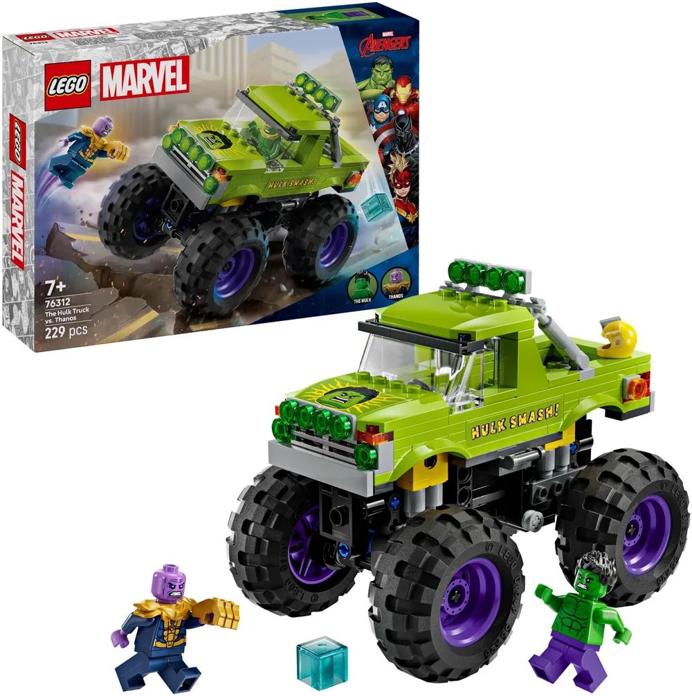 LEGO Marvel Hulk-Truck vs. Thanos 76312