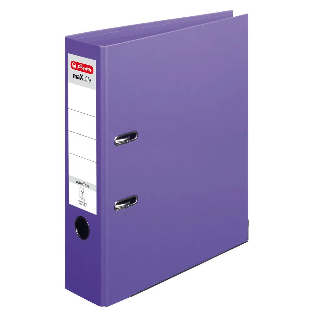 herlitz Ordner maX.file protect plus A4 8cm violett