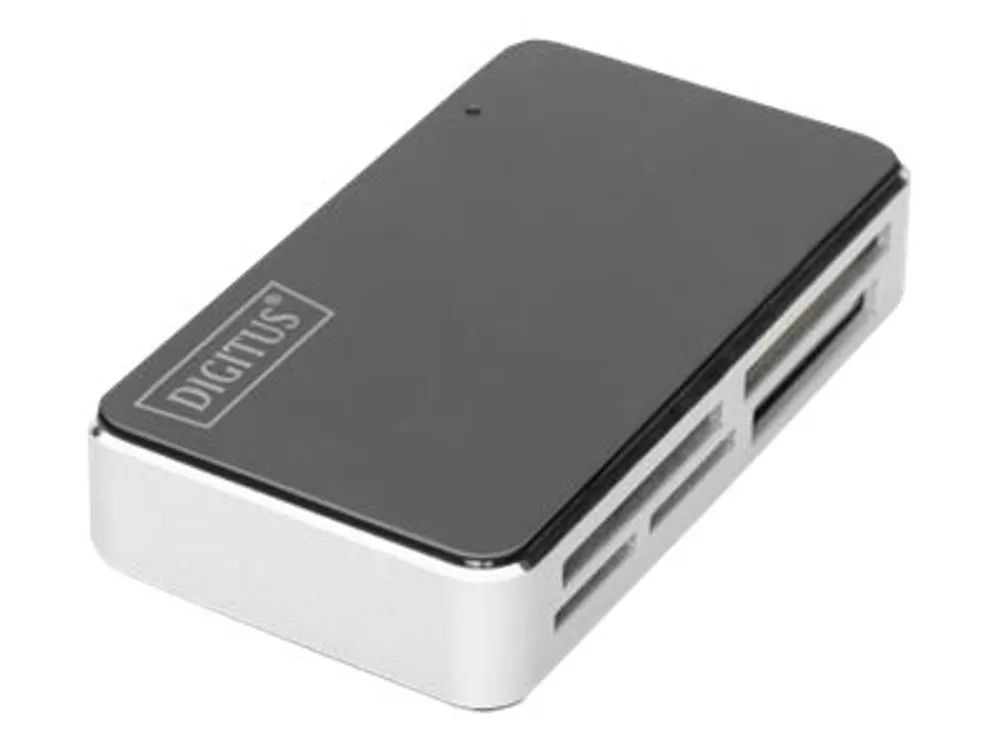 DIGITUS Kartenleser all-in-one USB 2.0 inkl. USB-A/Kabel - Card-Reader