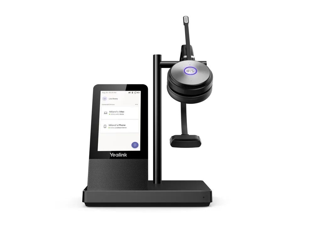 Yealink WH66 Dual - Headset - On-Ear - DECT - kabellos