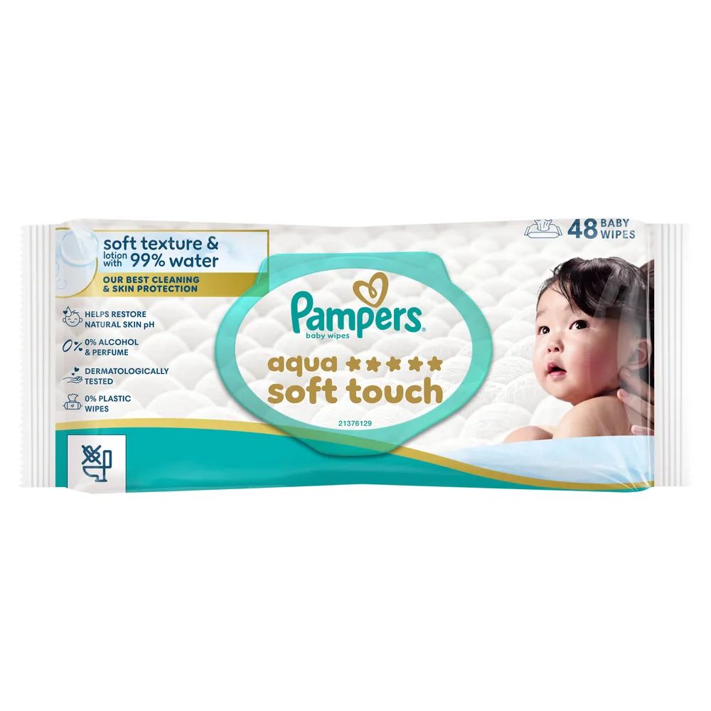 Pampers Feuchte Tücher Aqua Soft touch 1x