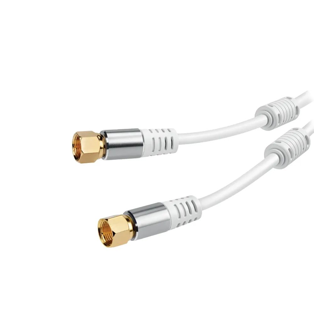VIVANCO Receiveranschlusskabel 110dB, 1,5m mit Ferritkern