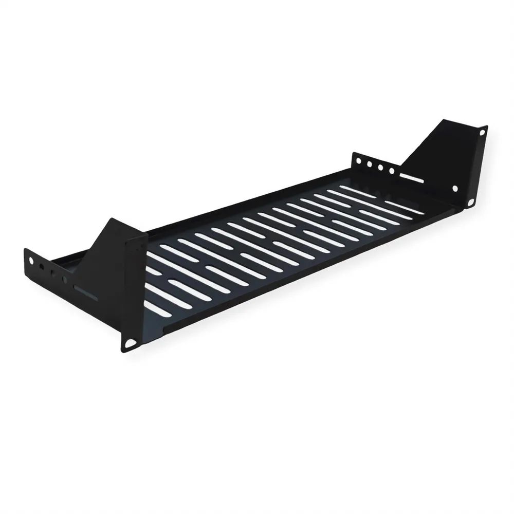 VALUE 19-Zoll-Geräteträger 2 HE, T: 150mm, max. 15 kg, U-Form, schwarz