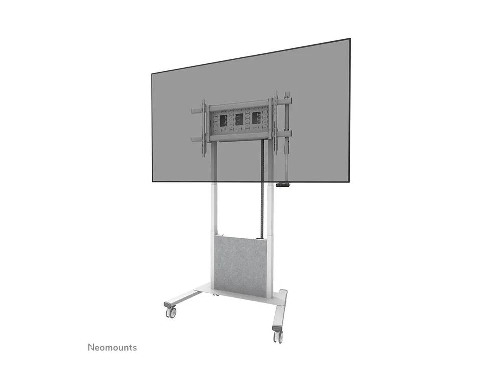 Neomounts FL55-885WH1 - Wagen - motorisiert - für Flachbildschirm - verriegelbar - Stahl - weiß - Bildschirmgröße: 165-267 cm (65"-105")