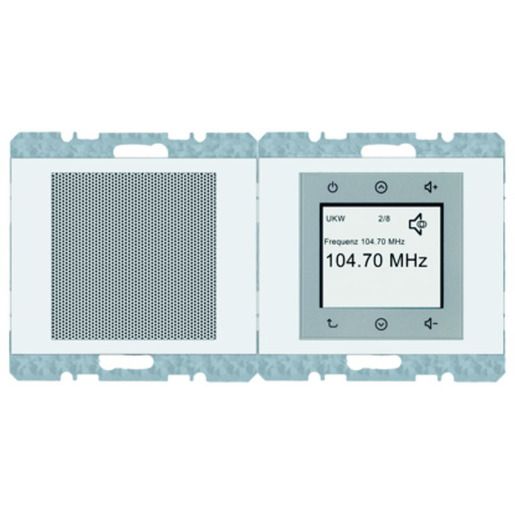 Berker K.1 RADIO DAB+/BT PW GLÄN / BERKER 30807009 RADIO SET 30807009