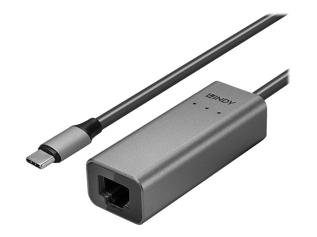 Lindy Netzwerkadapter - USB-C 3.1 - 10M/100M/1G/2,5 Gigabit Ethernet