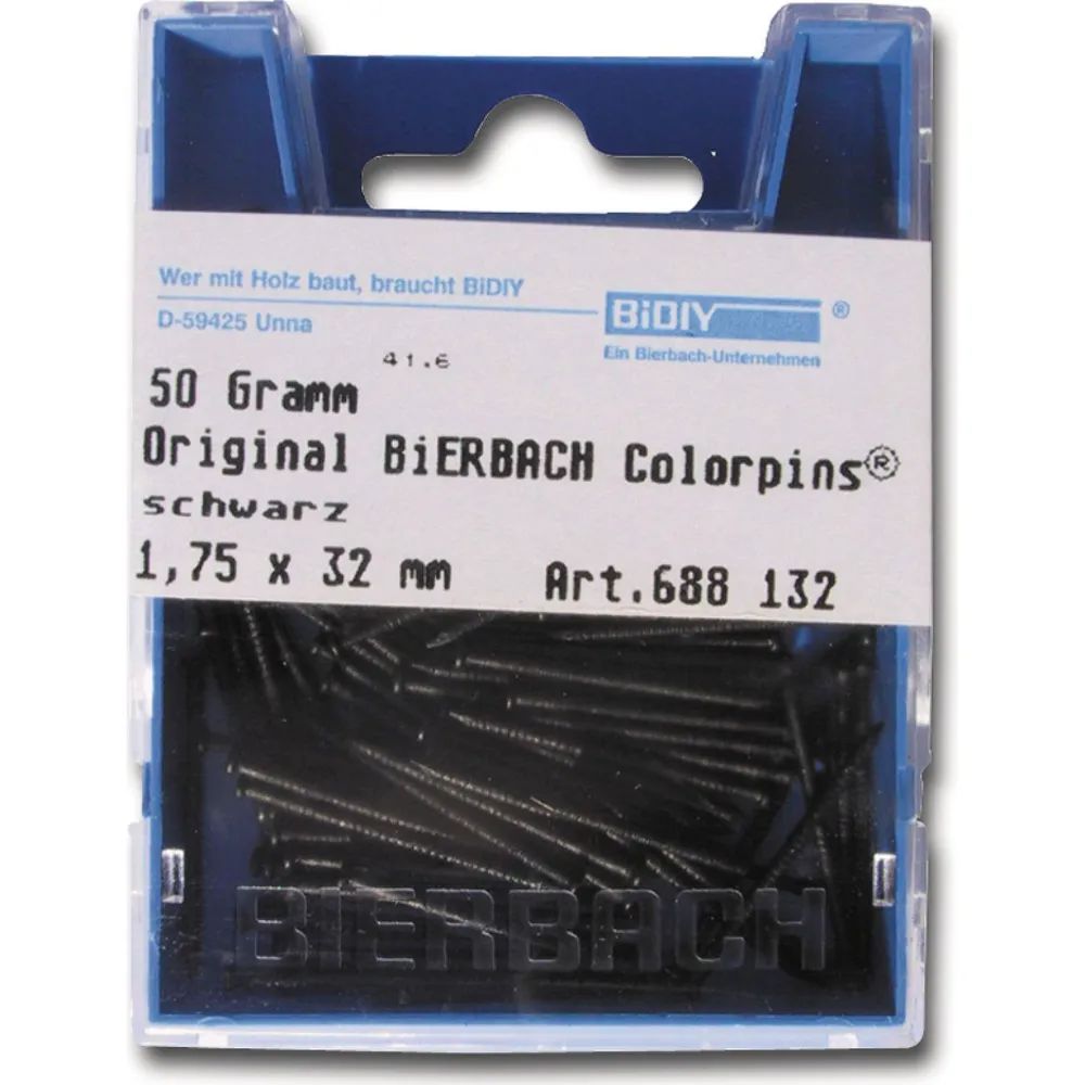 Bierbach Ernst GesmbH Co KG Drahtwarenfabrik Colorpin hellbraun 1.75x32/300 Stück