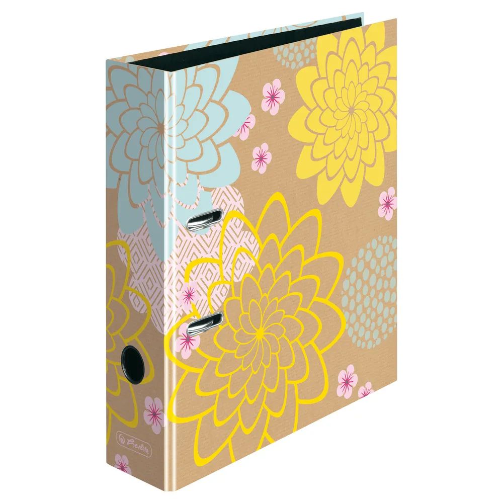 herlitz Ordner maX.file A4 8cm Blüten