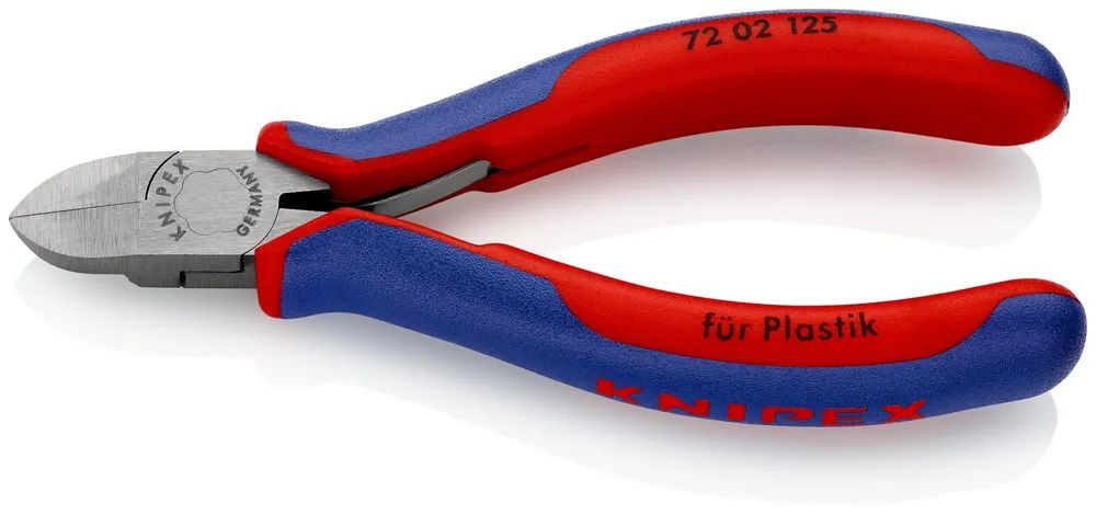 KNIPEX Seitenschneider für Kunststoff mit Mehrkomponenten-Hüllen 125 mm