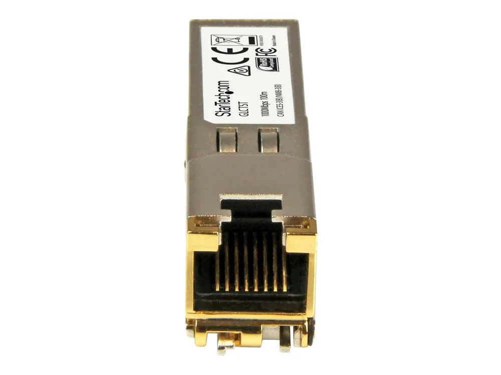 StarTech.com 10050-ST Transceiver Modul (SFP Module, 10/100/1000Base-TX Extreme Networks kompatibel, Kupfer, RJ-45 Kupfer mit DDM)