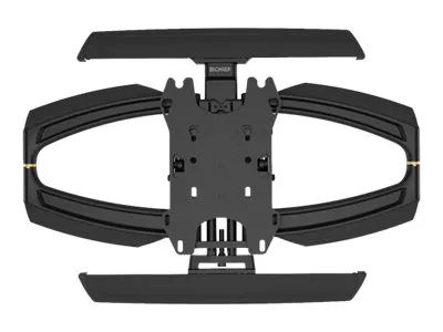 Chief Thinstall Large Dual Arm Wall Mount - For Displays 42-75" - Black - Klammer - Voll beweglich - für Flachbildschirm - Schwarz - Bildschirmgröße: 106.7-190.5 cm (42"-75")
