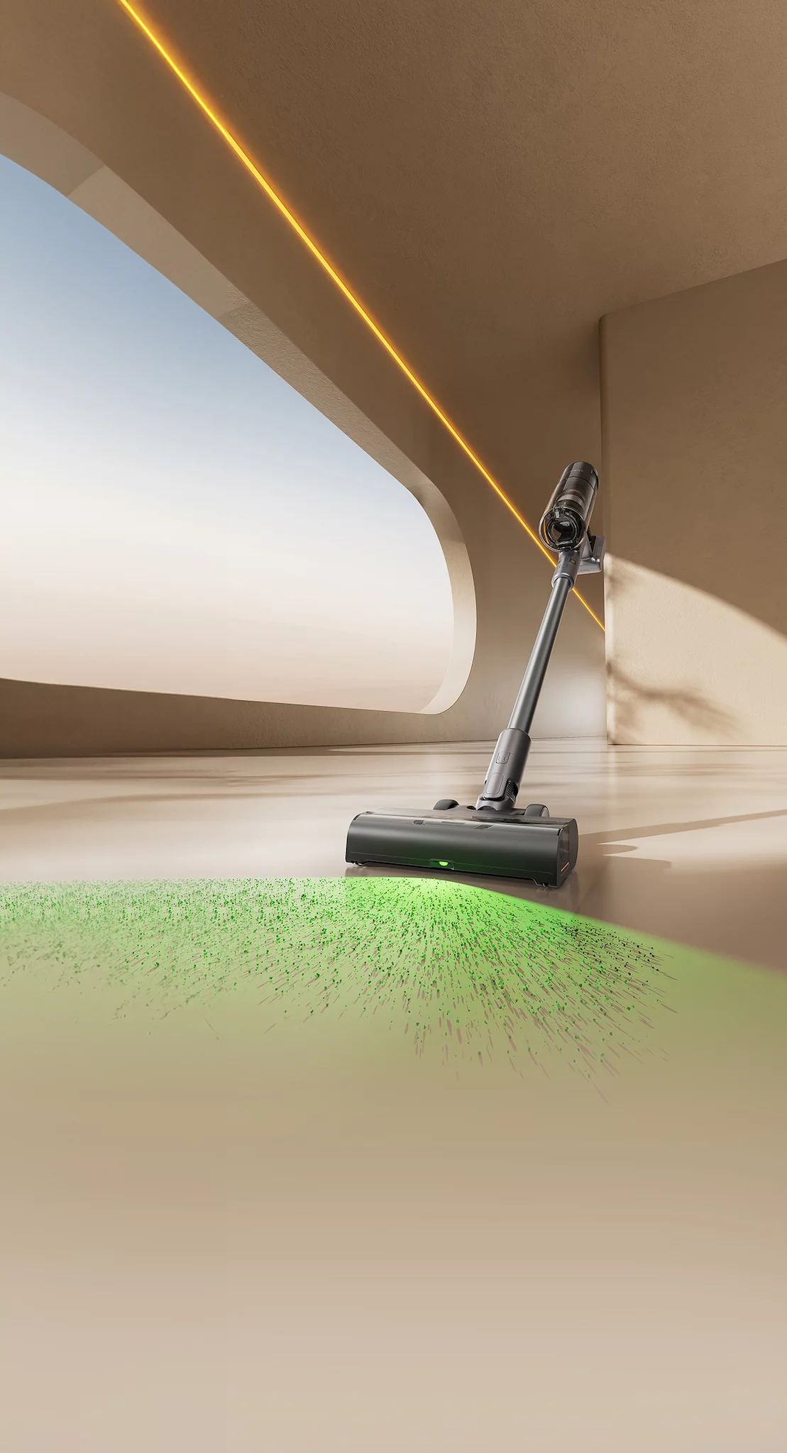 UWANT V800 Akku-Bodenstaubsauger - 200m²