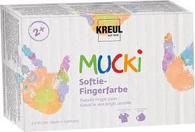 C. Kreul GmbH & Co.KG MUCKI Softie-Fingerfarbe 6er Set 150 ml
