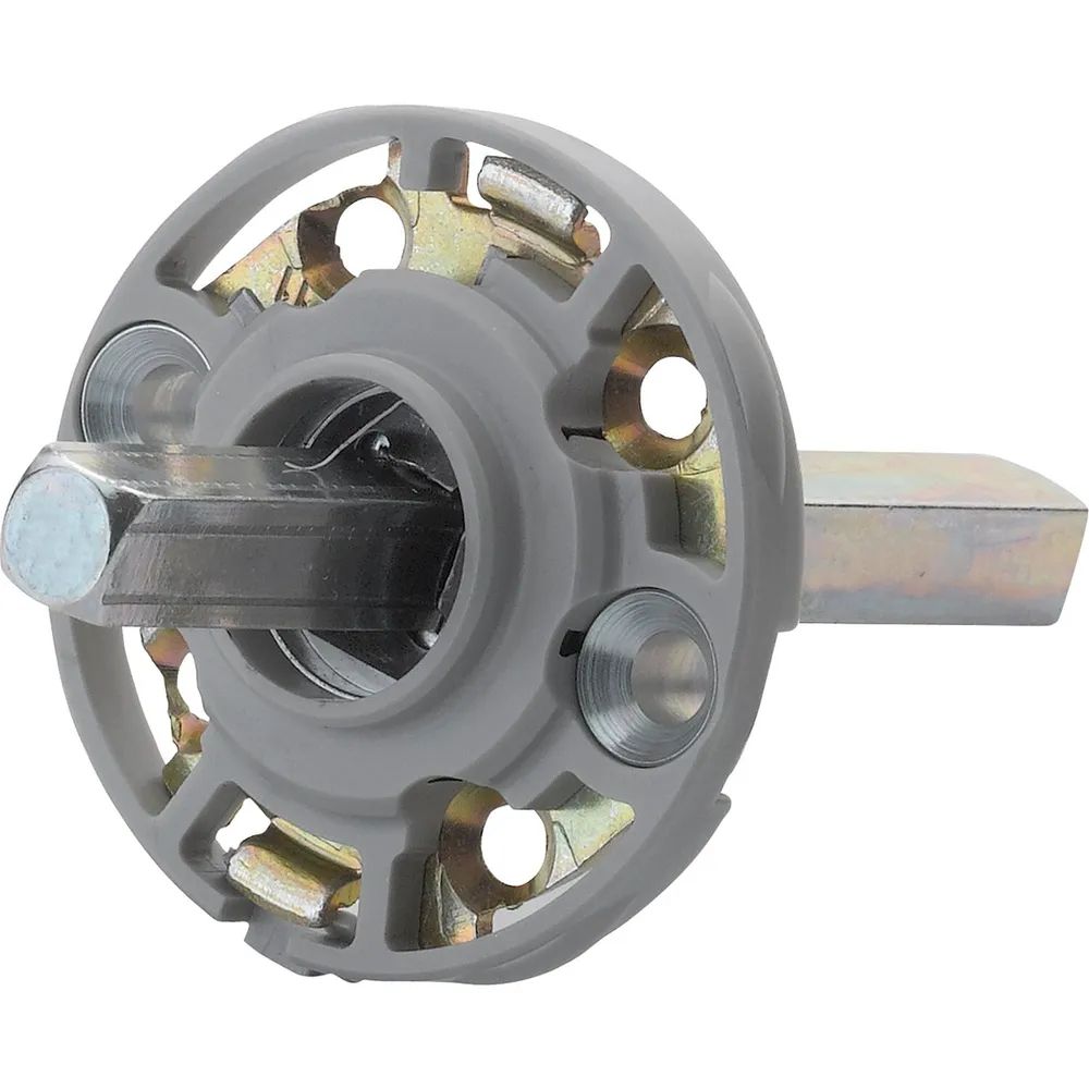 HOPPE Montagemodul UP19/RFL rund, Vierkant 8/62 mm, Stahl aluminiumfarbig