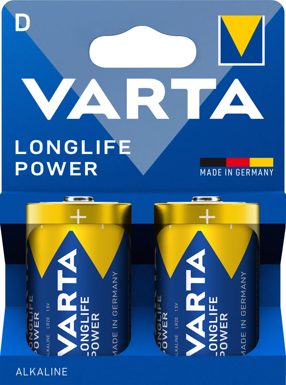 VARTA LONGLIFE Power D Blister 2