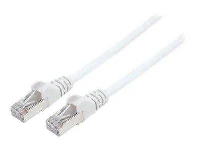 Intellinet Network Patch Cable, Cat6, 20m, White, Copper, S/FTP, LSOH / LSZH, PVC, RJ45, Gold Plated Contacts, Snagless, Booted, Lifetime Warranty, Polybag - Patch-Kabel - RJ-45 (M)