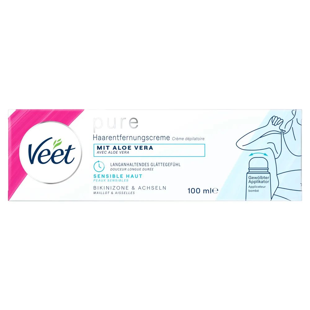 Veet Haarentfernungscreme Bikini&Achseln Sensitive 100ml