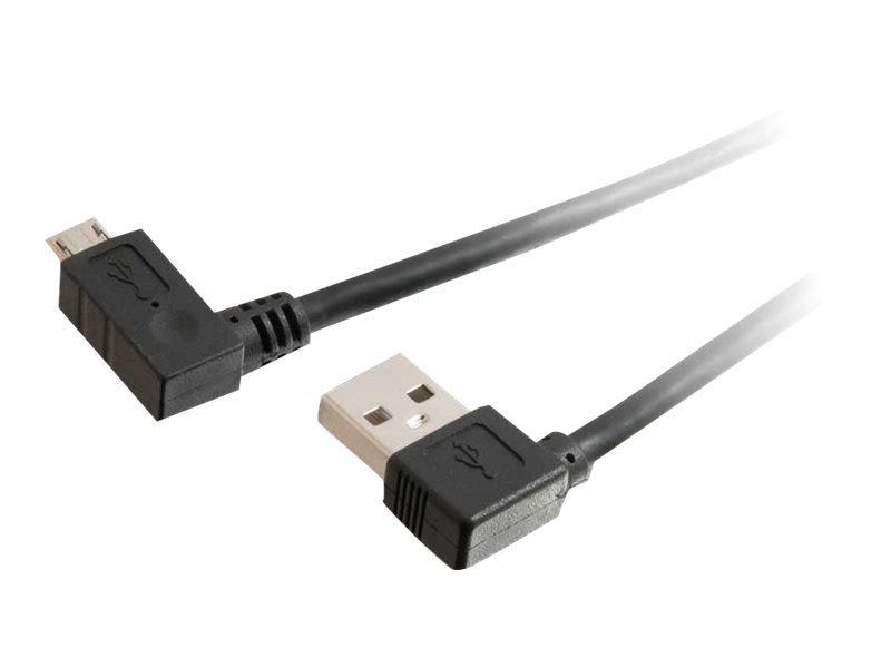 C2G USB 2.0 A Right Angle to Micro-USB B Right Angle Cable - USB-Kabel - Micro-USB Typ B (M)