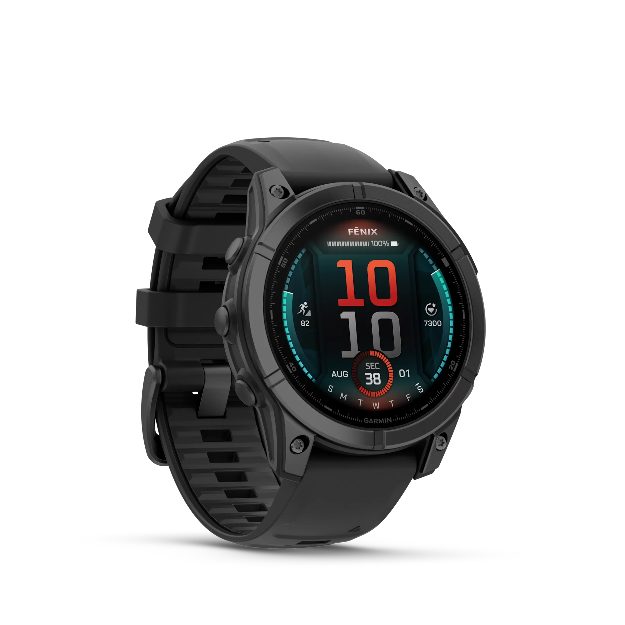 Garmin Fenix E, Schwarz/Schiefergrau