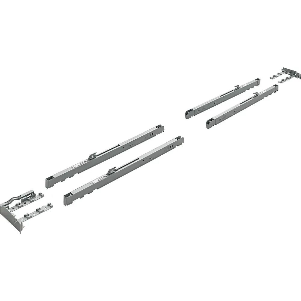 HETTICH TopLine XL Silent System Dämpfungs-Set, 2-türig 30-80 kg, grau