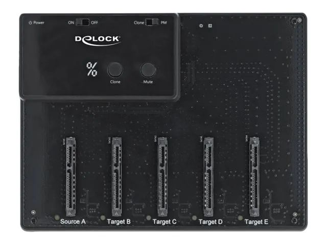 Delock 777 - HDD-Dockingstation Schächte: 5 - 2.5" (6.4 cm)