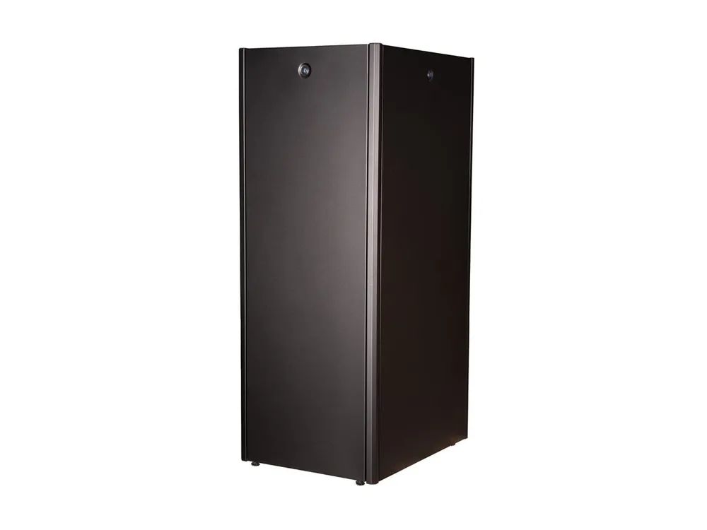 ROLINE Basic - Schrank Netzwerkschrank - Glas Tür, 600x800 BxT - RAL 9005, Jet Black - 32U - 48.3 cm (19")