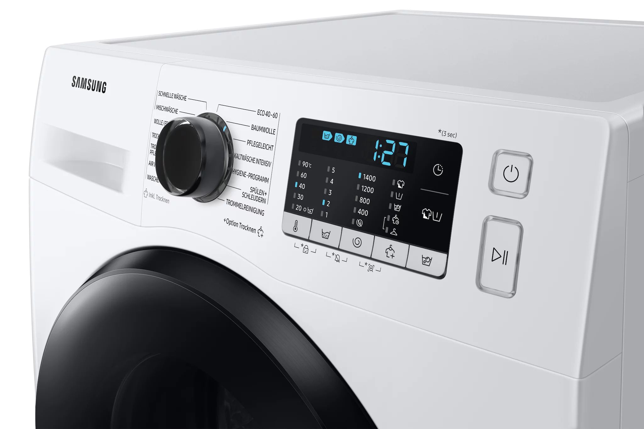 Samsung WD5000T mit AirWash 8kg + 5kg, weiss