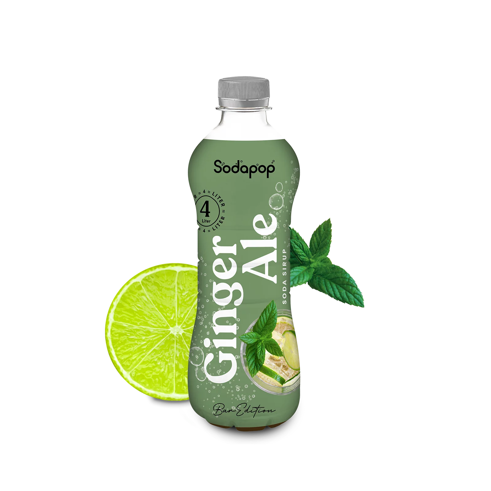 SODAPOP Essence Premium Soda Sirup Bar-Edition Ginger-Ale