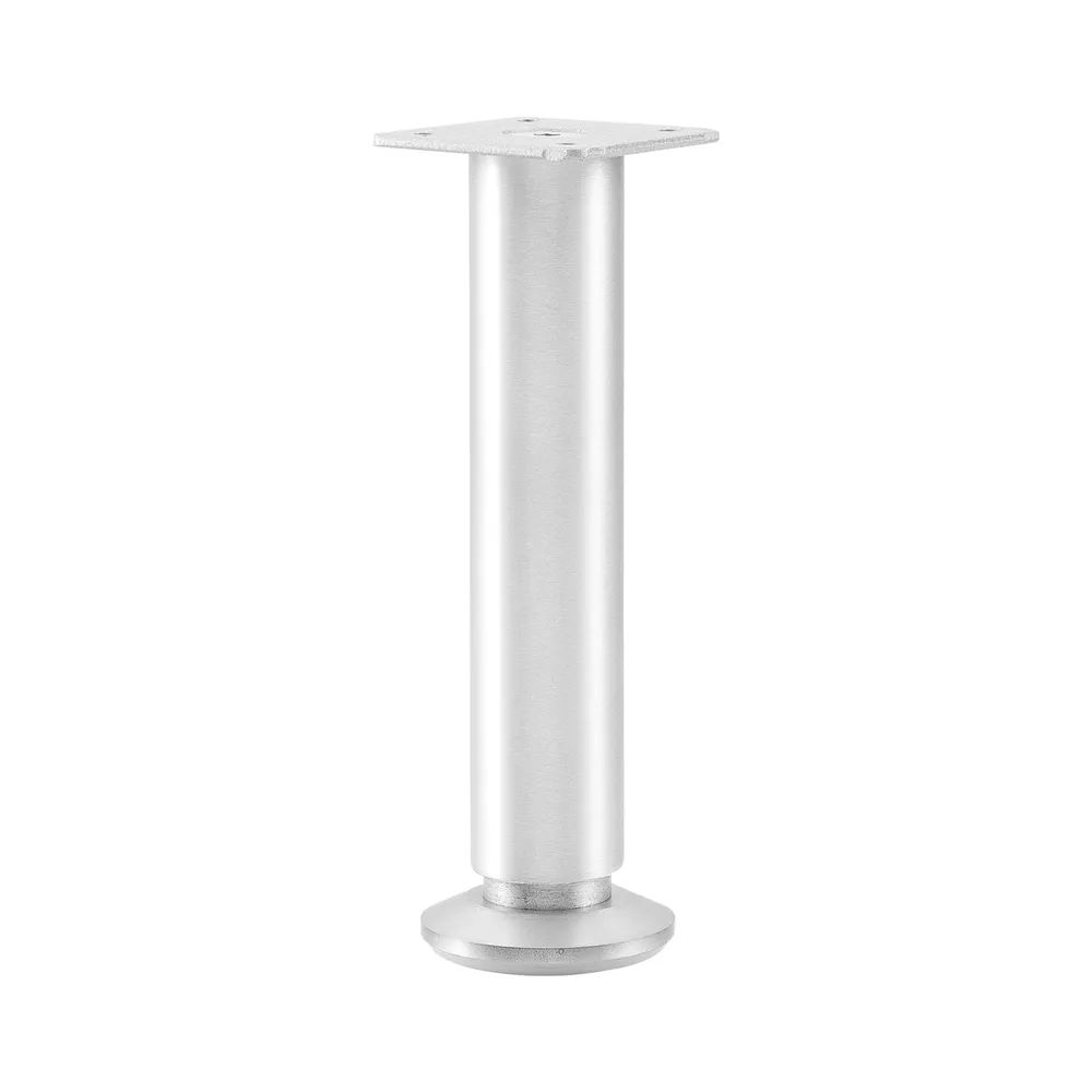 S.c. Simausrom Comservimpex Srl SRL. Dekorfuß Fuß ø 30 mm, Länge 100 mm, +10mm, Fußteller,Aluminium Edelstahl Effekt