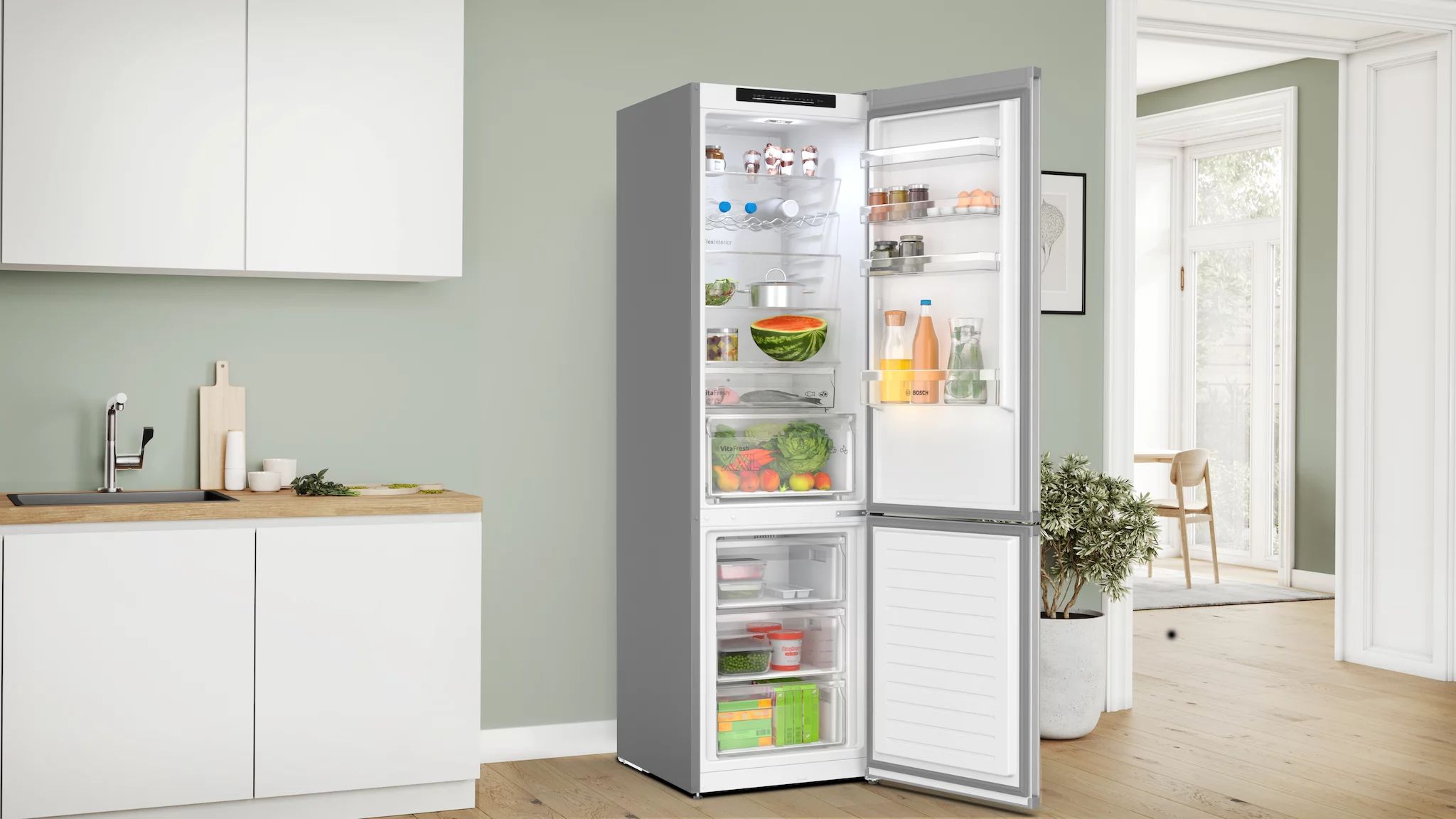 Bosch KGN392LAF Free-standing fridge-freezer