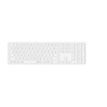 Kabellose Multimodus-Tastatur "E9810M", QWERTZ, weiß