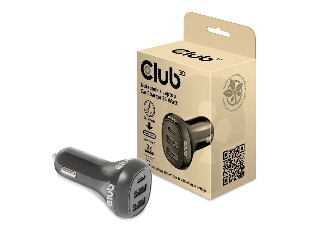 Club 3D CAC-1921 - Auto-Netzteil - 12 - 24 V
