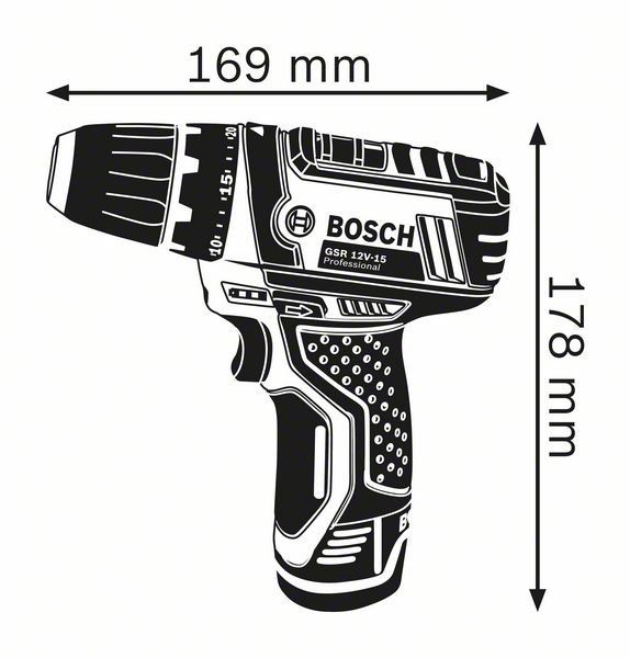 Bosch Professional GSR 12V-15