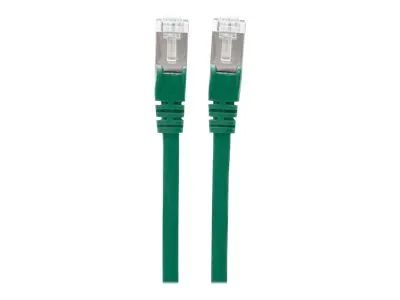 Intellinet Network Patch Cable, Cat6, 0.5m, Green, Copper, S/FTP, LSOH / LSZH, PVC, RJ45, Gold Plated Contacts, Snagless, Booted, Lifetime Warranty, Polybag - Patch-Kabel - RJ-45 (M)